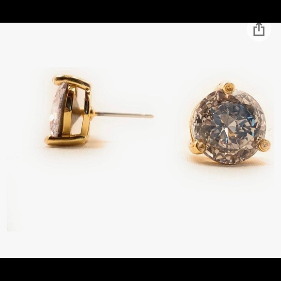 Kate Spade Rise And Shine Stud Earring clear.